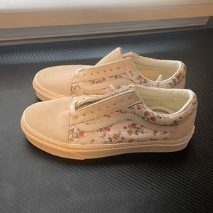 Floral pattern vans sneakers